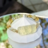 財運狐牌手串｜檸檬黃水晶 · 黃水晶 · 白水晶